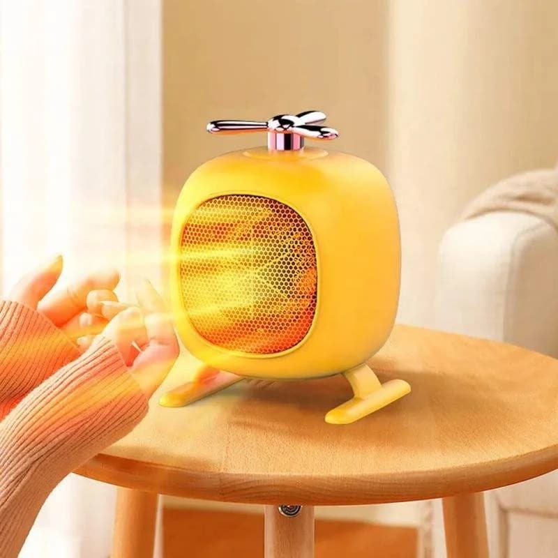 The New Small Mini Helicopter Shape Desktop Heater Energy-saving Energy-saving Small Household Portable Heater 4