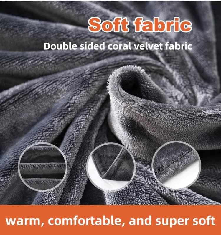 Comfortable Electric Heating Shawl, Suitable for Home and Office Use Electric Blanket Quick Heating Electric Blanket in Winter 6
