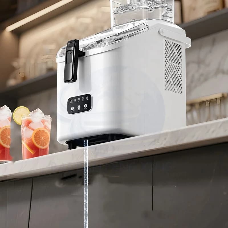 Square Ice Cube Ice Maker Small Ice Coffee Mate Home Solid Automatic Dormitory Mini Cube Simple Operation 5