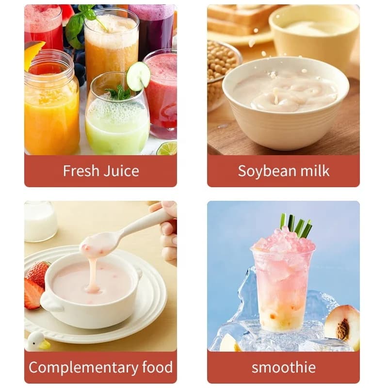 Multifunctional Juicer for Student Home Use Easy to Make Milkshake Juicing Cup Portable Rechargeable Small Juice Cup 7