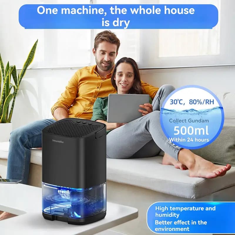 Dehumidifier Household Bedroom Silent Small Dehumidifier Mini Moisture-proof Humidifier Dehumidifying Device 5