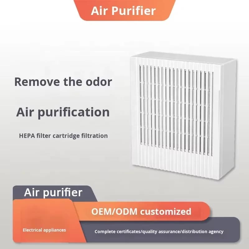Vertical Slat Air Purifier Silent Ionizer with Multi-directional Vents Energy-Saving Air Freshener for Bedroom Bathroom Toilet 5