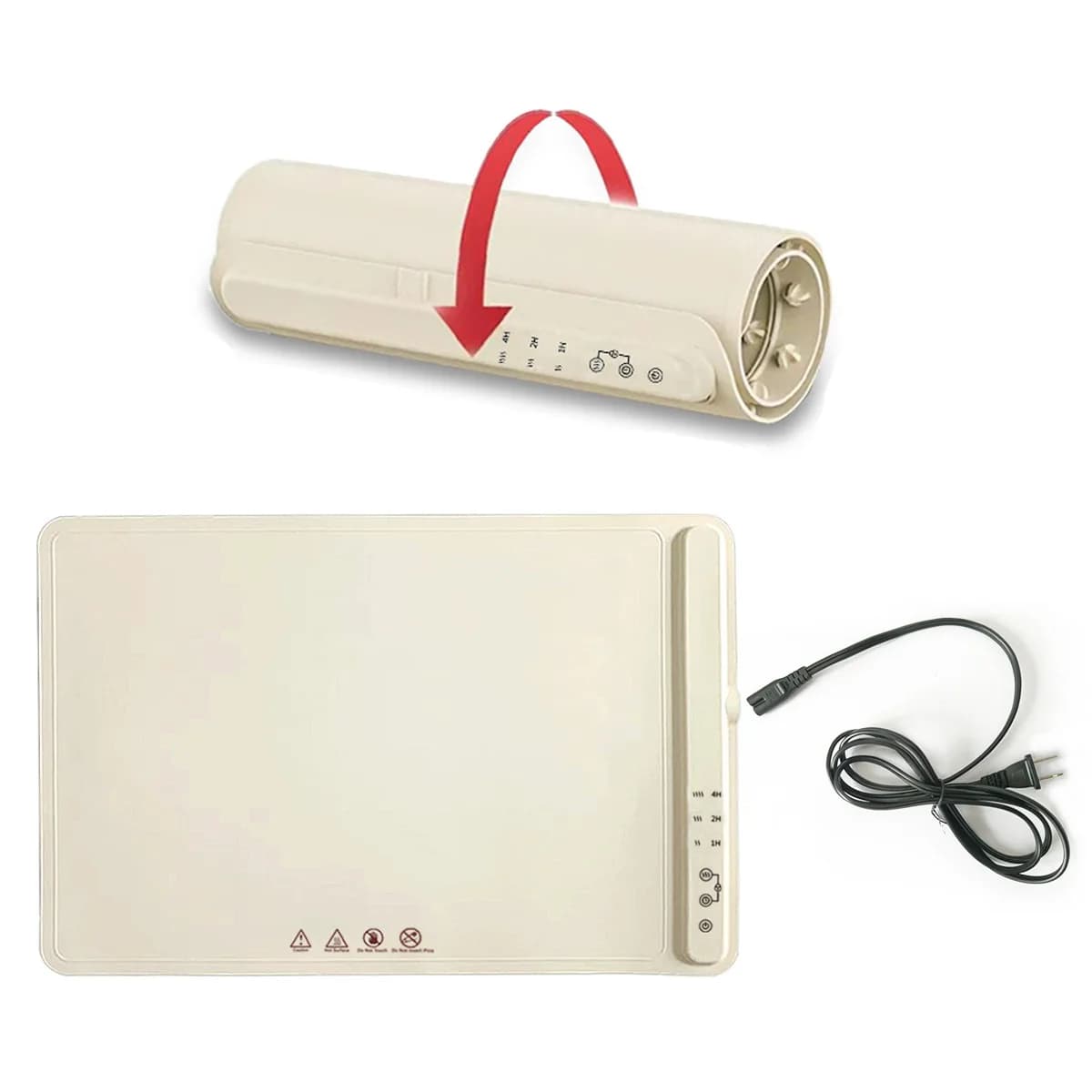New Rapid-Heating Pad Foldable Portable Warmer Tray Kitchen Prep Station Multi-Functional Household Food Warmer 6