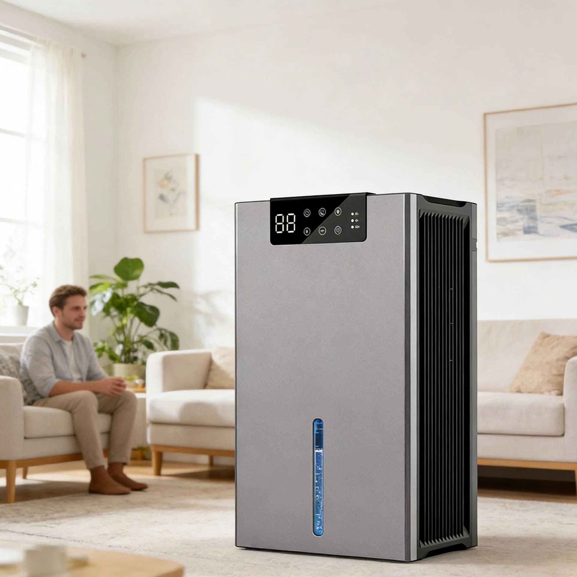 Dehumidifier Dryer Household Low-noise Humidifier Bedroom Drying and Dehumidification Integrated Machine 3