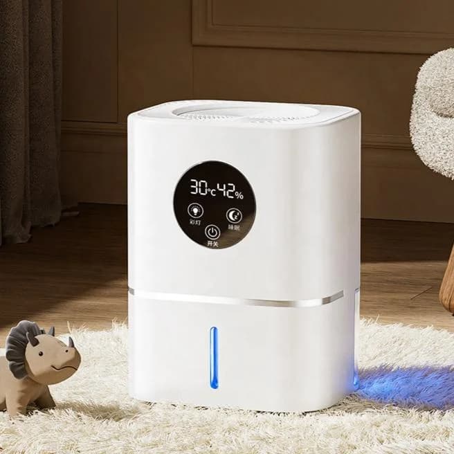 Dehumidifier Home air Dehumidifier for Bedrooms Room Dehumidifier for Indoor Drying Small Handy Device for Defrosting