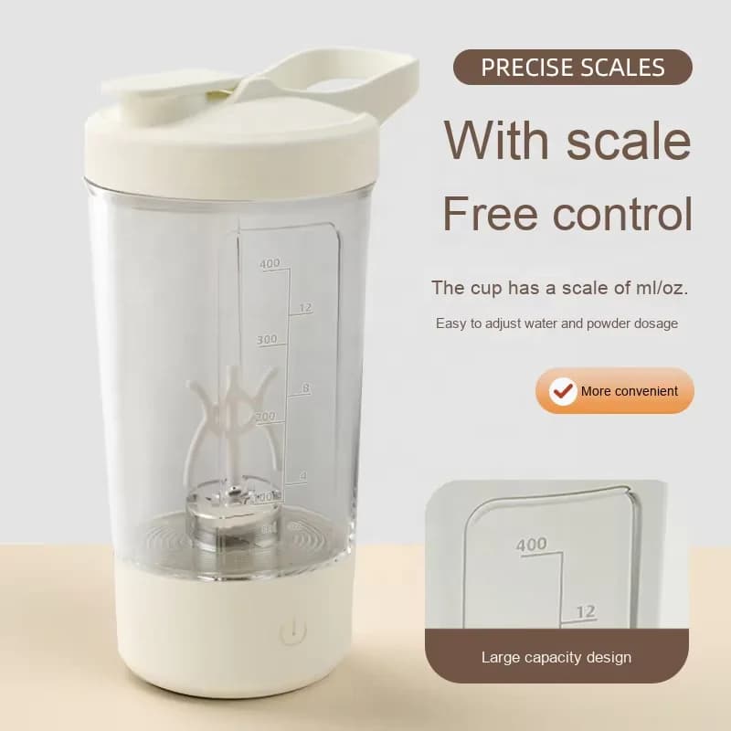Multi-functional Rechargeable Wireless Automatic Mixing Cup Portable Coffee Protein Powder Sports Outdoor Shaking Mini Cup 3