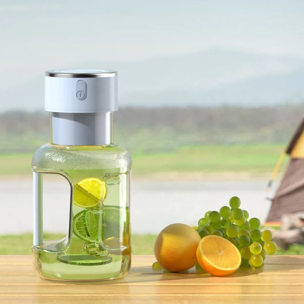 New Home Use Outdoor Dual-use Juicing Cup USB Charging Portable Cute Tons Tons Cup Shape Multi-function Juicer 7