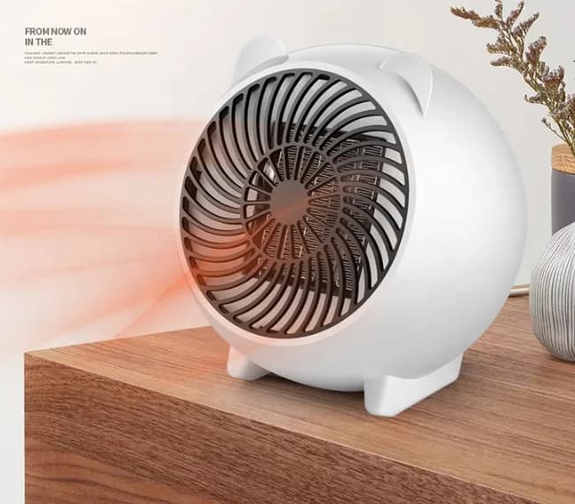 Creative Cute Cartoon Mini Fast Heating Heater Desktop Small Portable Home Heater Household Fast Heating Electric Heater 7