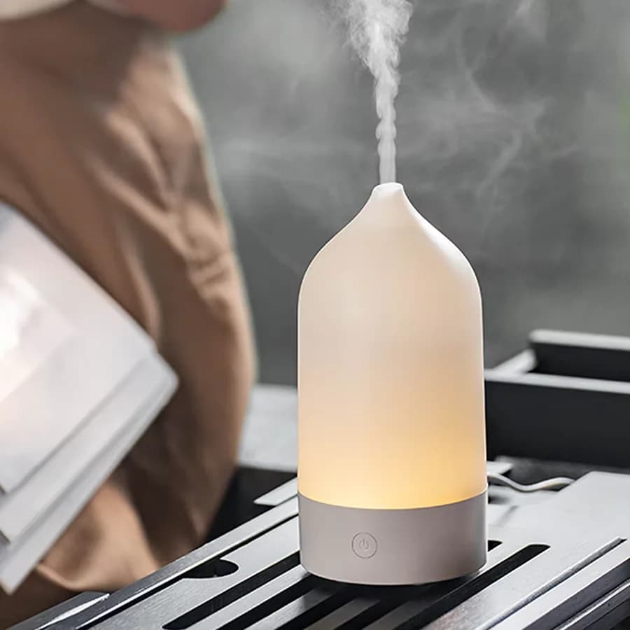 New Vase Humidifier Ultrasonic Essential Oil Scent Machine Home Automatic Fragrance Sprayer 2