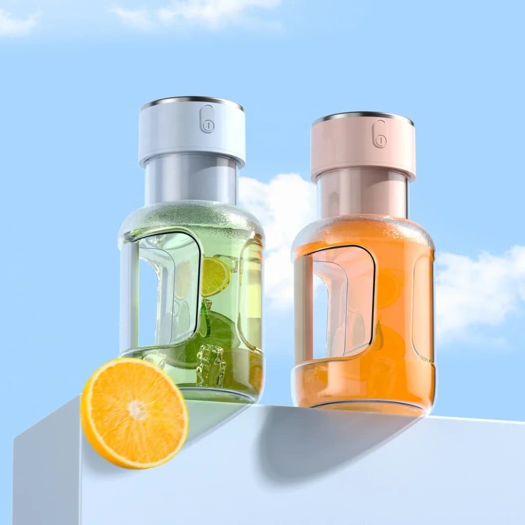 New Home Use Outdoor Dual-use Juicing Cup USB Charging Portable Cute Tons Tons Cup Shape Multi-function Juicer 3