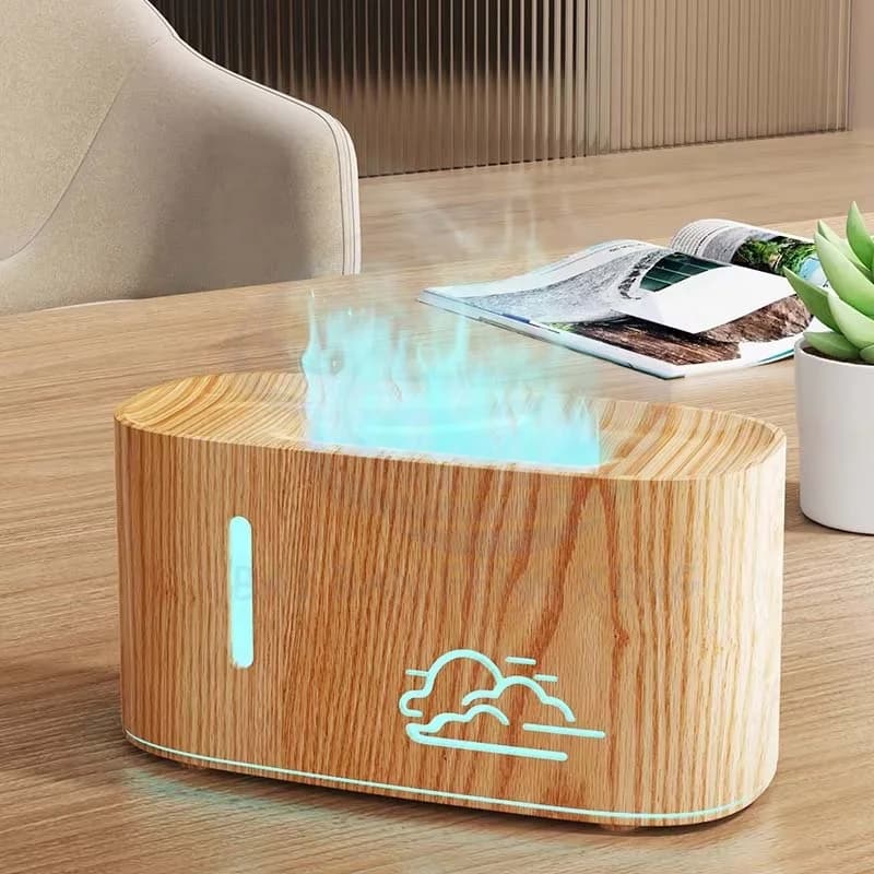 2025 New Creative Colourful Mini Aromatherapy Machine Automatic Spray Usb Aromatherapy Machine Home Flame Humidifier 3