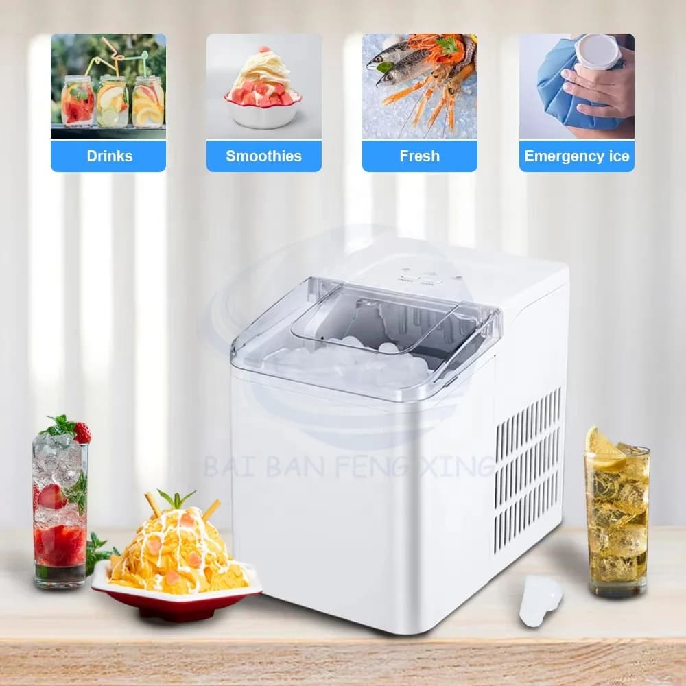 Mini Automatic Ice Maker Household Small Dormitory Portable Student One Person Ice Maker 5