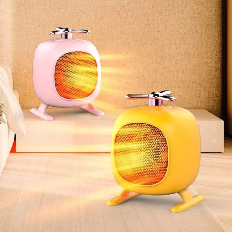 The New Small Mini Helicopter Shape Desktop Heater Energy-saving Energy-saving Small Household Portable Heater 3