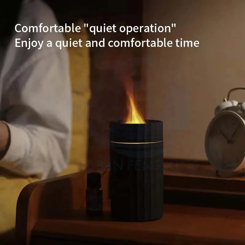 Seven-colour Flame Aromatherapy Machine Creative Simulation Fire Diffuser Home Spray Machine Car Humidifier 4
