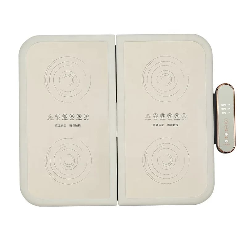 Creative Thermostatic Foldable Warm Vegetable Plate Household Hot Plate Multifunctional Splicing Type Meal Warming Plate 7