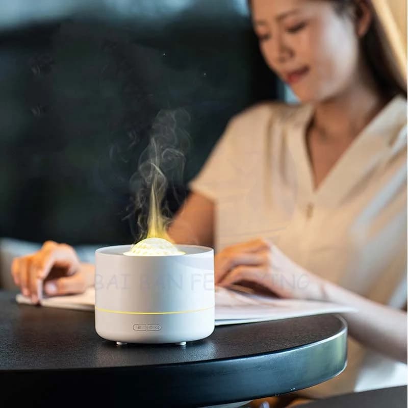 2025 New Star Projection Aromatherapy Diffuser Gift USB Plug-in Large Mist Volume Colourful Romantic Ambient Light Humidifier 6