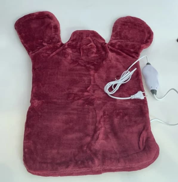 Relief Massaging Heat Wrap Two-in-One Heating Pad Massage Shawl Electric Blanket with Temperature Control 7