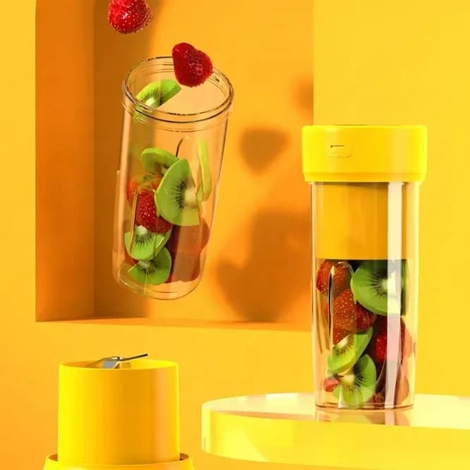Multifunctional Juicing Cup Simple Design Juice Cup Home Office Students Mother and Baby Portable USB Charging Fruit Cup 4
