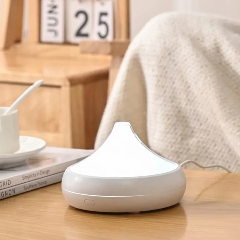 New Aromatherapy Machine Simulation Seven Colours Flame Home Desktop Humidifier Creative Crackle Flame Durable 2