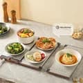 Multi-Temperature Adjustable Heating Tray Foldable and Interlocking Warmer Tray Home Multi-Functional Table-Top Food