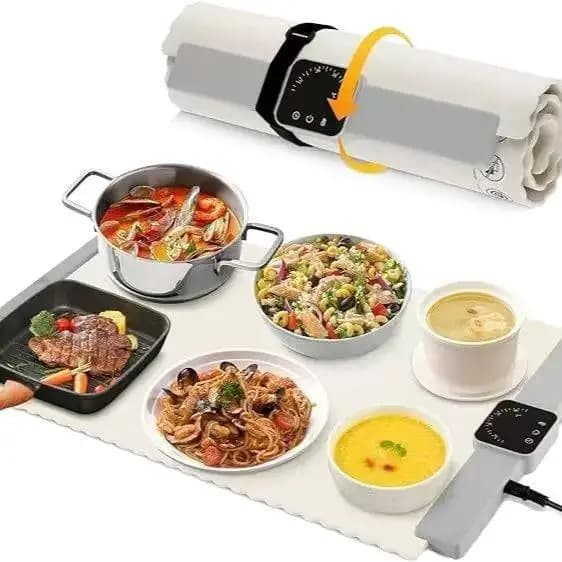 Large Size Multi-function Heating Pad, Fit Pots Pans All Tableware Warming Mat 6