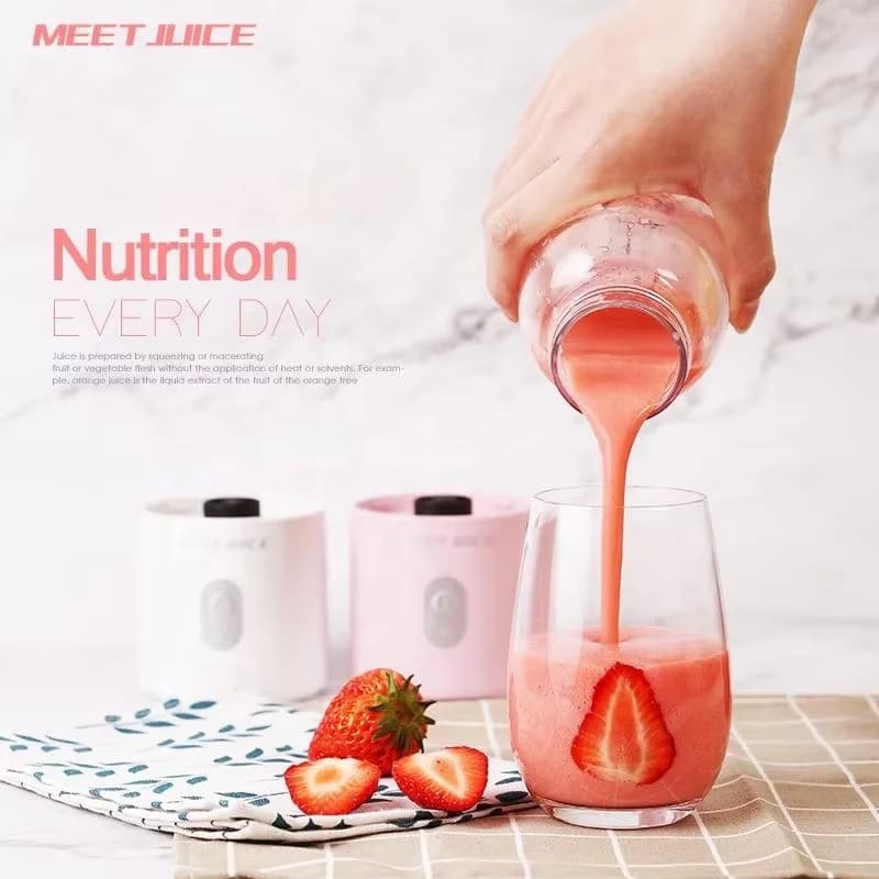 Cordless Juicer Fruit Small Home Mini Electric Portable Juice Cup Freshly Pressed Multifunctional Juicer Gift Small Appliances 3