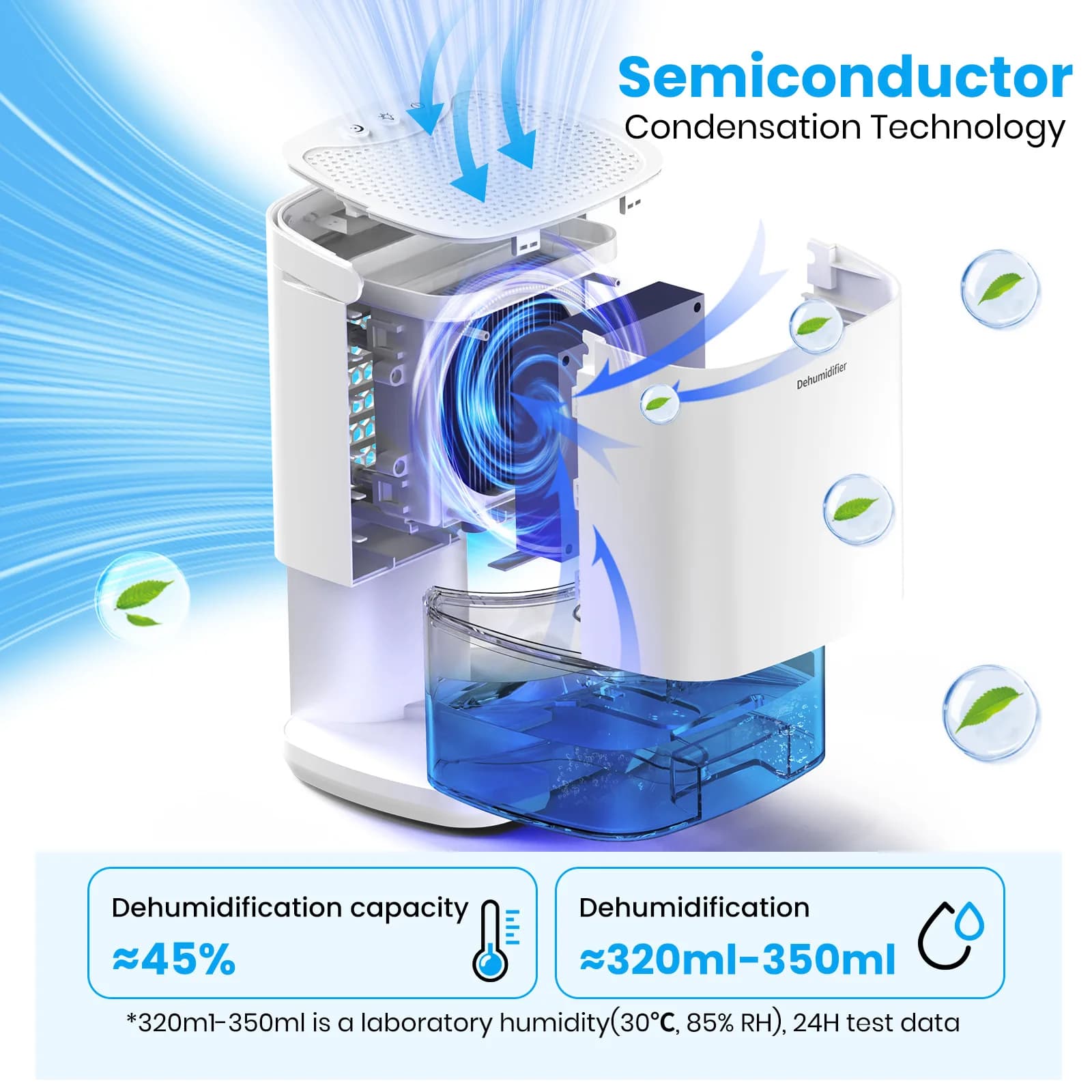 Dehumidifier Household Bedroom Silent Small Dehumidifier Mini Moisture-proof Humidifier Dehumidifying Device 6