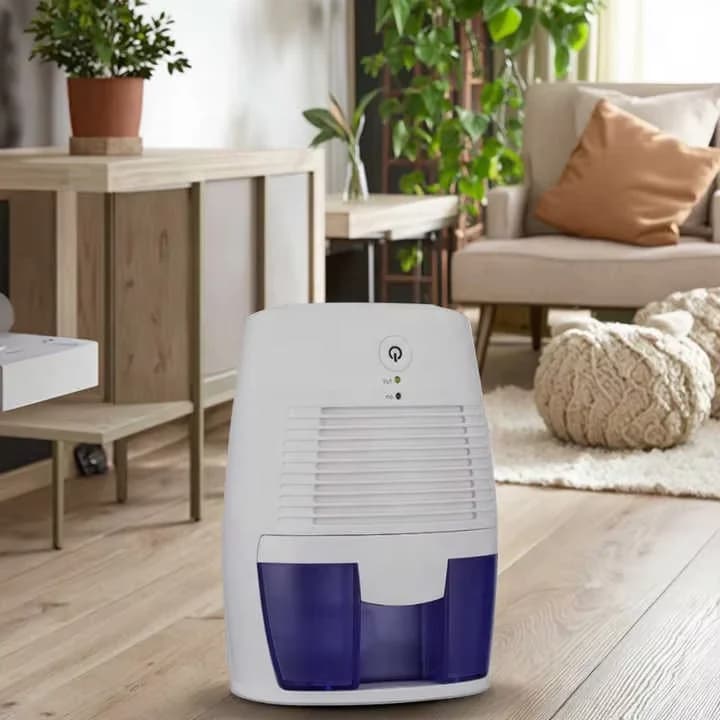 Compact Electric Dehumidifier with Simple Control Low Noise Operation and Auto Shut-Off Protection Ideal for Dorm Office 4