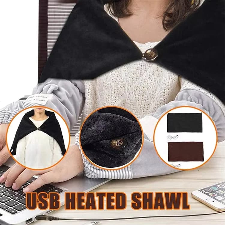 Electric Blanket USB Student Dormitory Heater Office Smart Thermostat Heated Warmer Blanket Electric Heated Throw 7