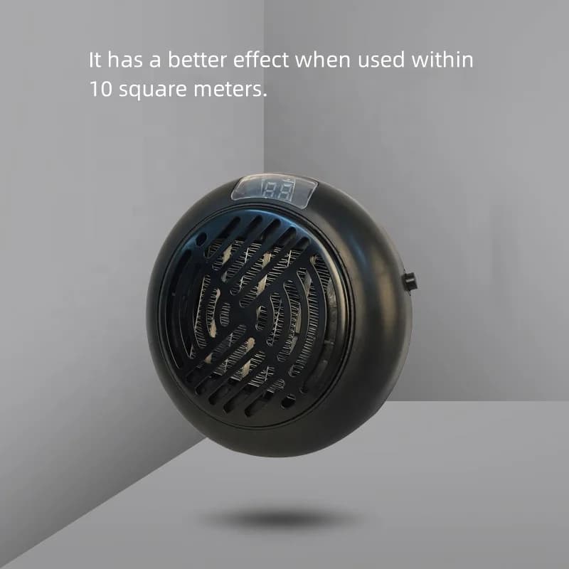 Mini Small Household Heater Fast Heating Hot air Blower Desktop Portable Wall-mounted Round Electric Heater 3