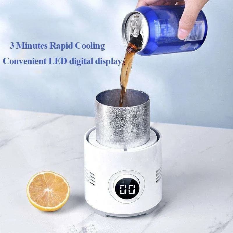 Intelligent Sensor Classic USB Aluminum Alloy Air Freshener with Quick Cooling and Ice-Cold Refrigeration for Home Desktop Use 4