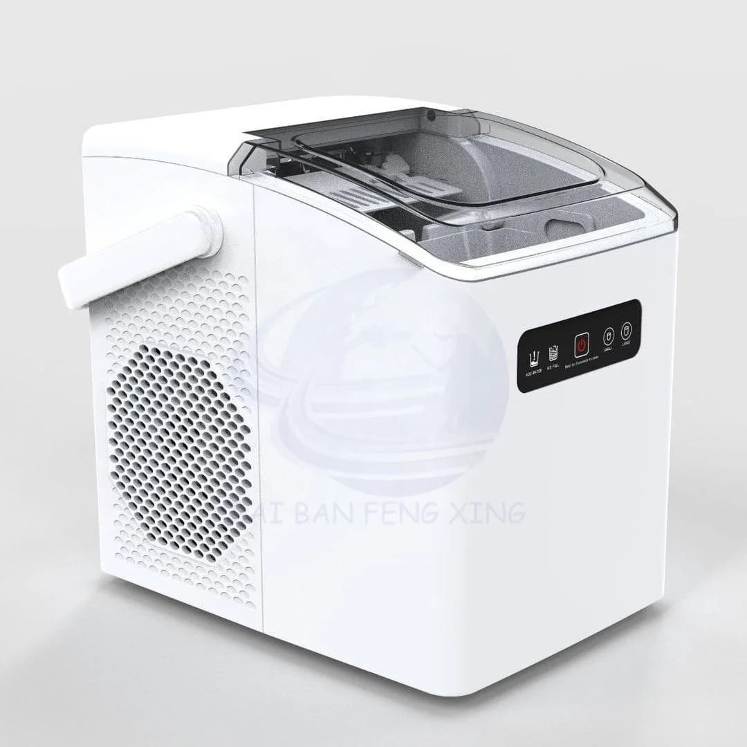 New Kitchen Intelligent Small Ice Maker Intelligent Automatic Home Ice Maker Independent Water Tank 6