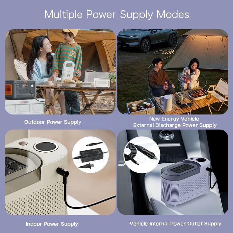 Desktop Small Ice Maker Mini Convenient Home Dormitory Office Camping Car Carrying Cube Ice Automatic Ice Anytime 5