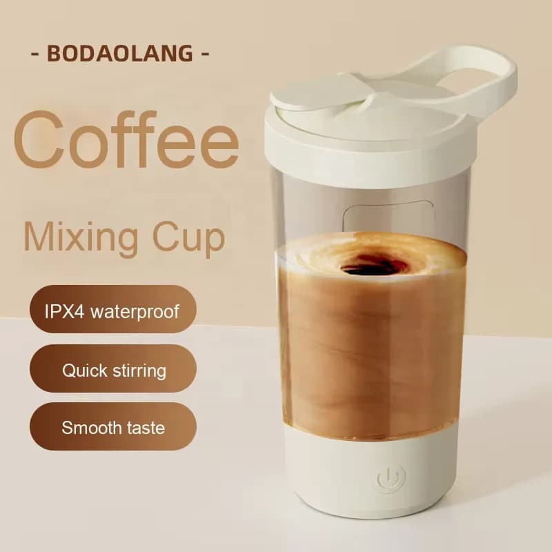 Multi-functional Rechargeable Wireless Automatic Mixing Cup Portable Coffee Protein Powder Sports Outdoor Shaking Mini Cup 2