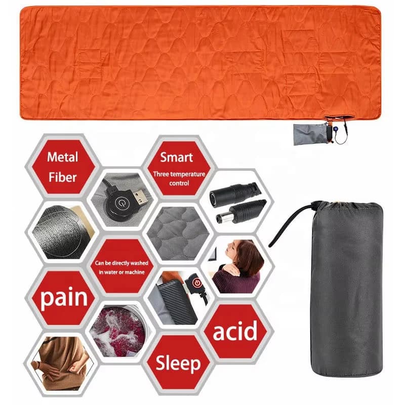 New Portable Heating Mattress for Home and Outdoor Use Heated Yoga Mat with Anti-Slip Design 6