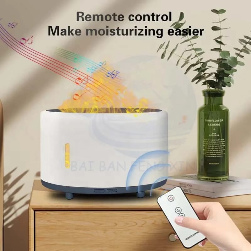 Music Humidifier Usb Volcano Diffuser Humidifier Intelligent Essential Oil Aromatherapy Machine 4
