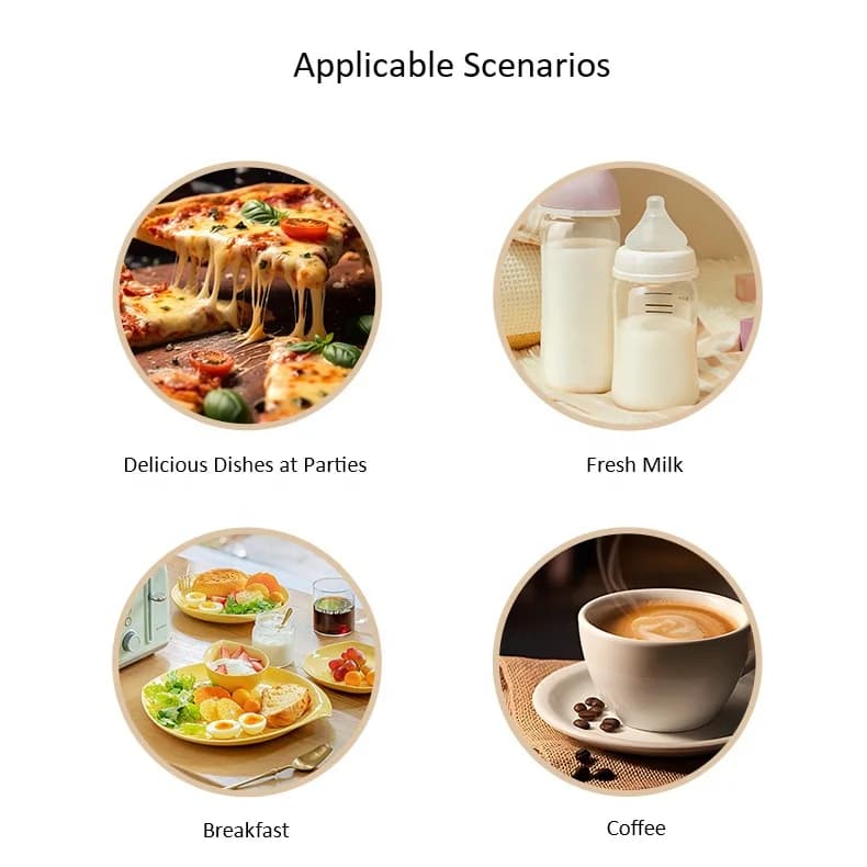 Foldable Flexible Silicone Home Table Warming Plate New Multifunctional Heating and Warming Plate Easy to Clean Warming Plate 6