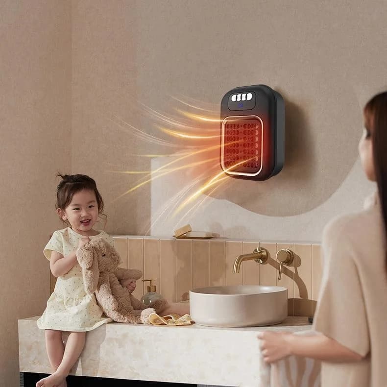 Intelligent Thermostat Mini Heater Small Home Heater Hanging Design Electric Heater Portable Wall-mounted Hot air Blower 5