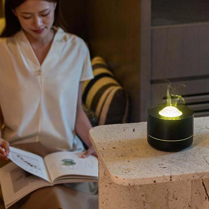 2025 New Star Projection Aromatherapy Diffuser Gift USB Plug-in Large Mist Volume Colourful Romantic Ambient Light Humidifier 3