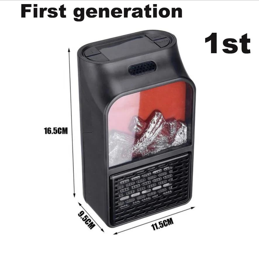 New Portable Mini Flame Heater Students Office Home Small Desktop Heater Fast Heat Simulation Flame Heater 6
