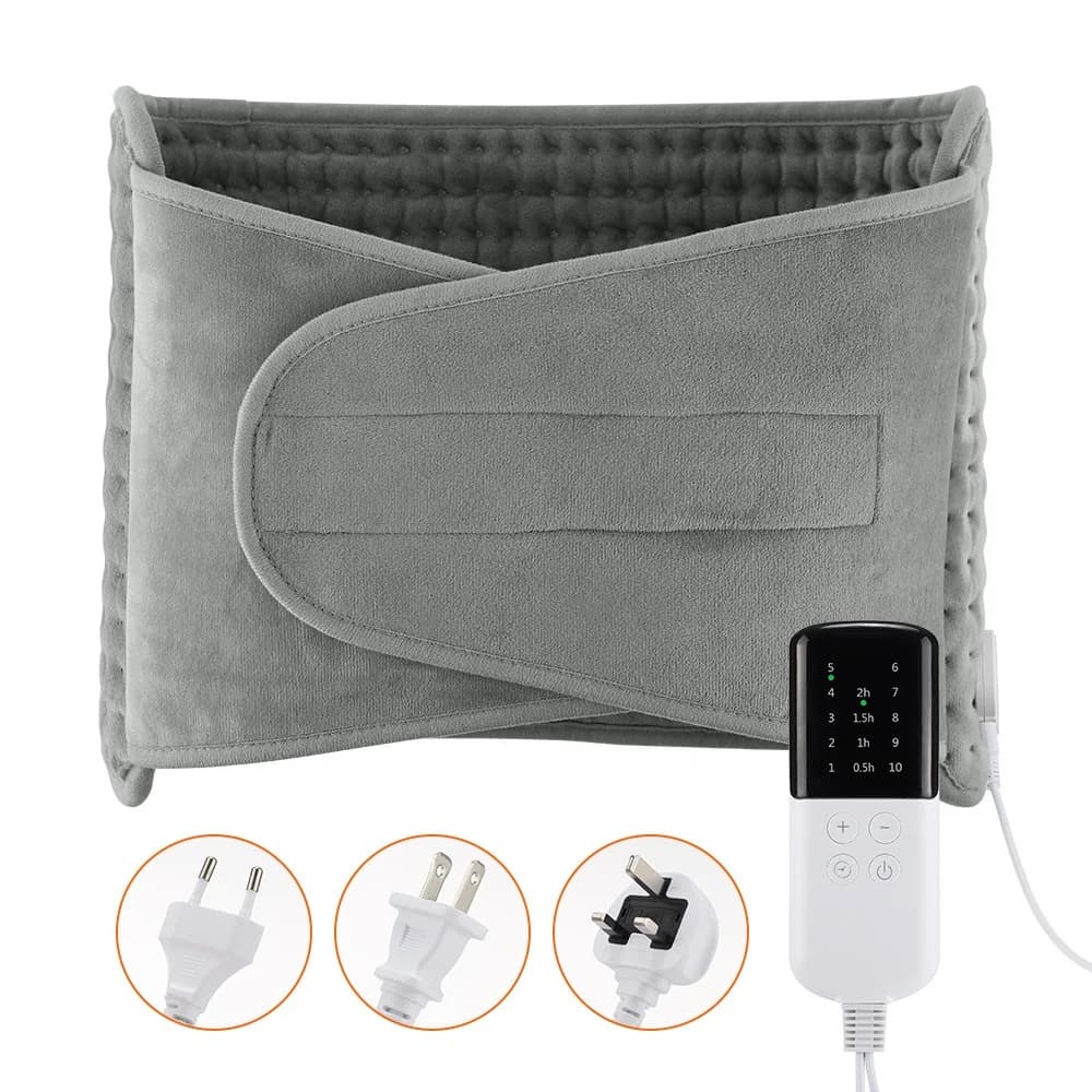 New-style Lumbar Support Belt with Upgraded Pocket Heated Seat Cushion Waist Cincher Heating Pad Therapeutic Electric Blanket 6