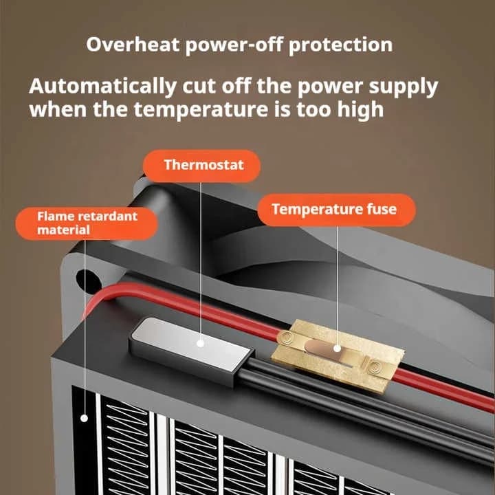 The New Heater Remote Control Touch Screen Heater Home Small Office Can Shake the Head of the Cold and Warm Dual-use Heater 4
