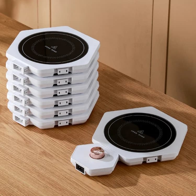 Multi-functional Splicing Design Warming Plate Household Meal Heating God Adjustable Temperature Does Not Pick Heating Plate 6