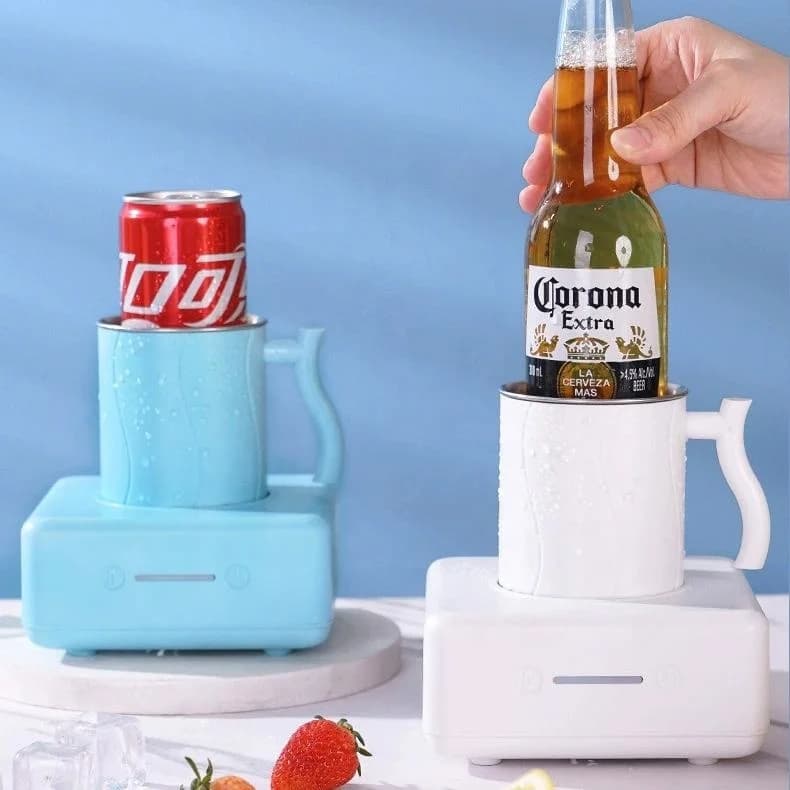 Minimalist Design Compact Portable Quick Cooler Cup Office Cold Drink Freedom Low Consumption Energy Saving 4