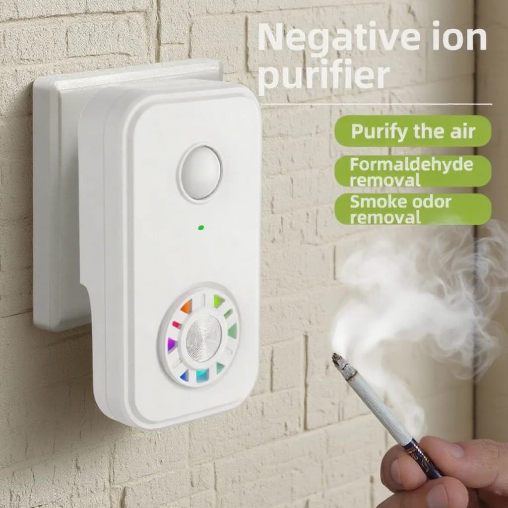New Model air Purifier Home Office Negative Ion Filter for Smoke Removal Odor Elimination and Purification 2