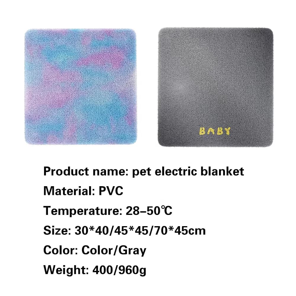 Thermal Pet Heating Pad Cat Constant-Temperature Electric Blanket Waterproof and Bite-Resistant Electric Dog Mat 6