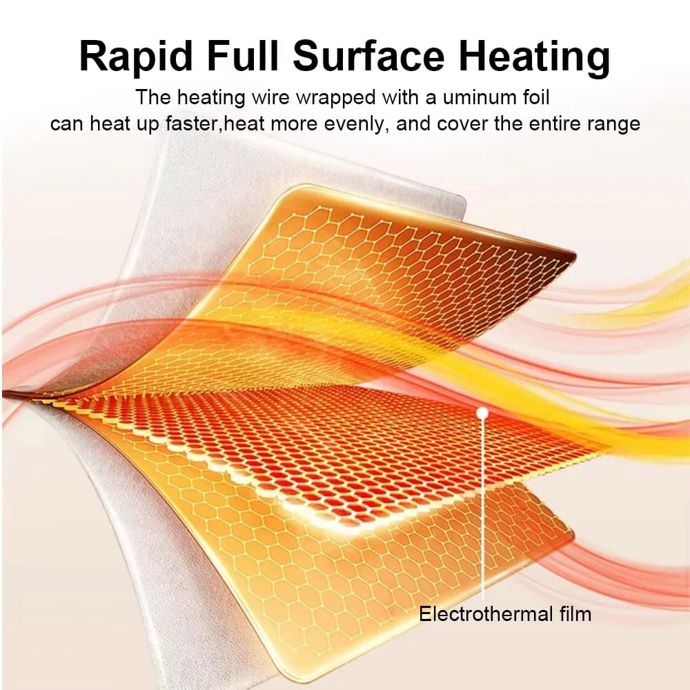 Instant-Heat Food Warmer Tray Smart Home Multi-Functional Folding Food Warmer Kitchen Prep Station Constant-Temperature Food Pad 5