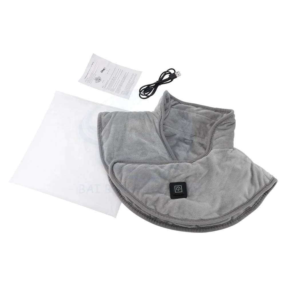 Heated Shawl for Shoulder and Neck Warmth Winter Protection for Neck and Shoulders Electric Heating USB Back Blanket