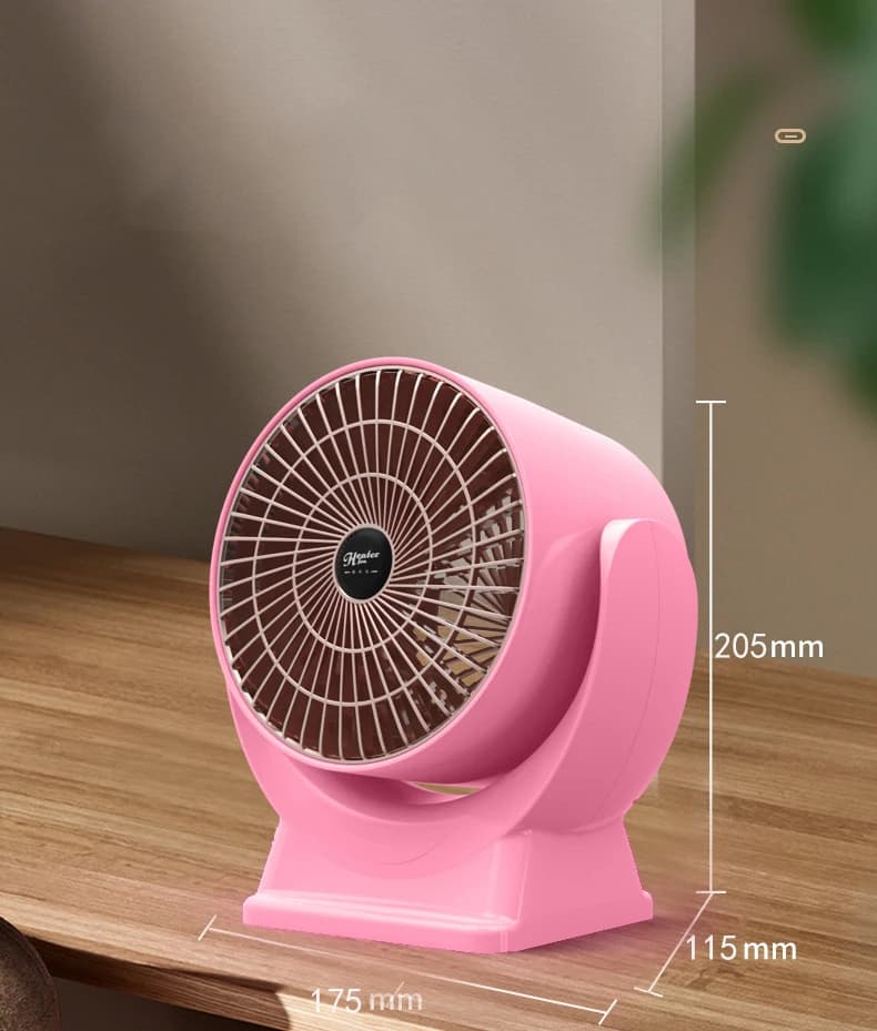 Home Office Heating Miracle Angle Adjustable Desktop Fan Heater Environmental protection and Energy Saving Dormitory Mini Heater 4