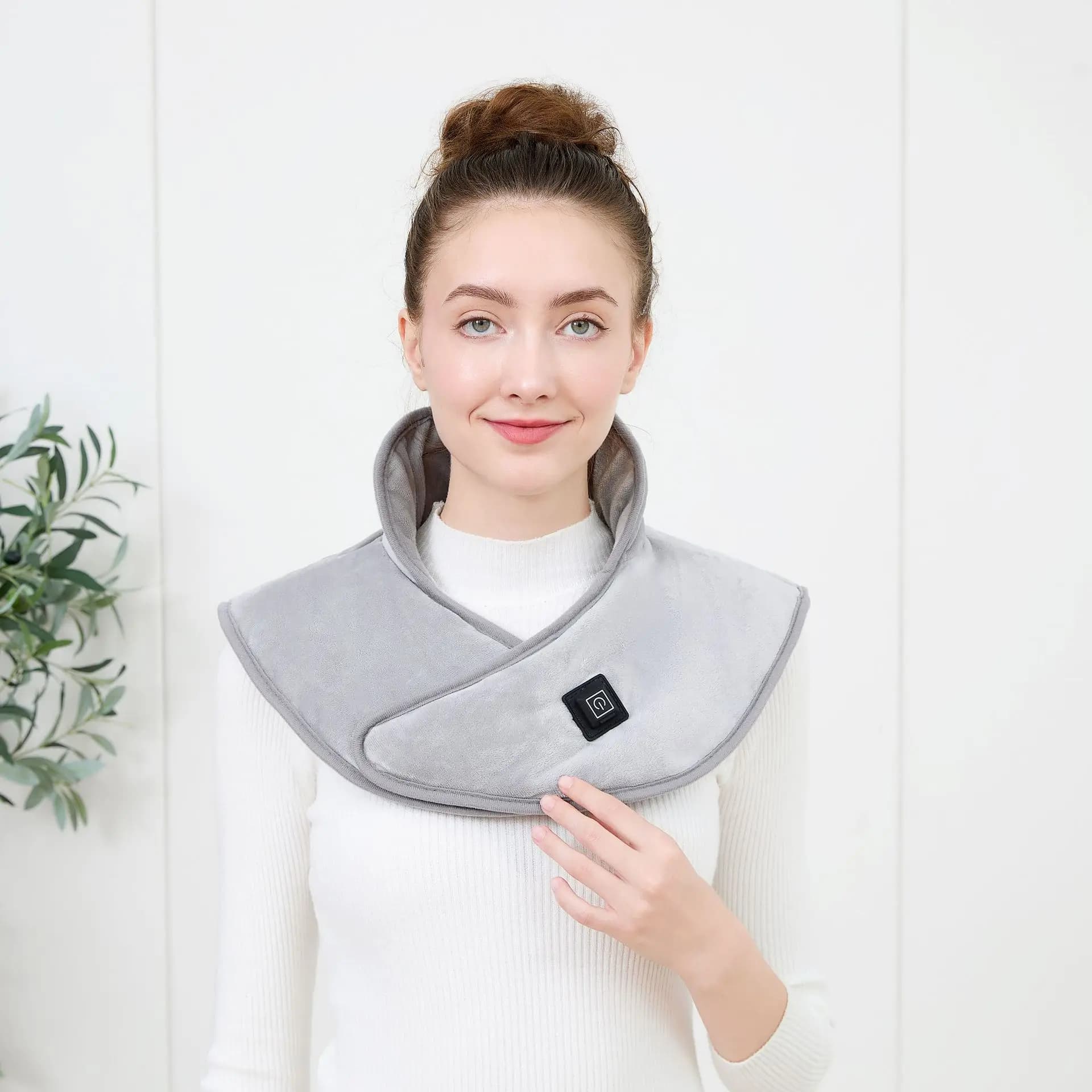 2025 New Arrival USB-Powered Heated Shawl 3-Level Temperature Control Electric Heating Shoulder and Neck Protection Neck Shawl